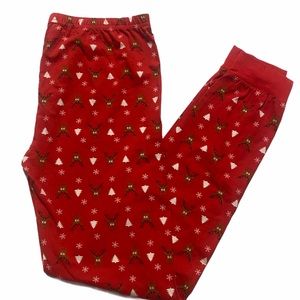 New Christmas reindeer PJ bottoms leggings